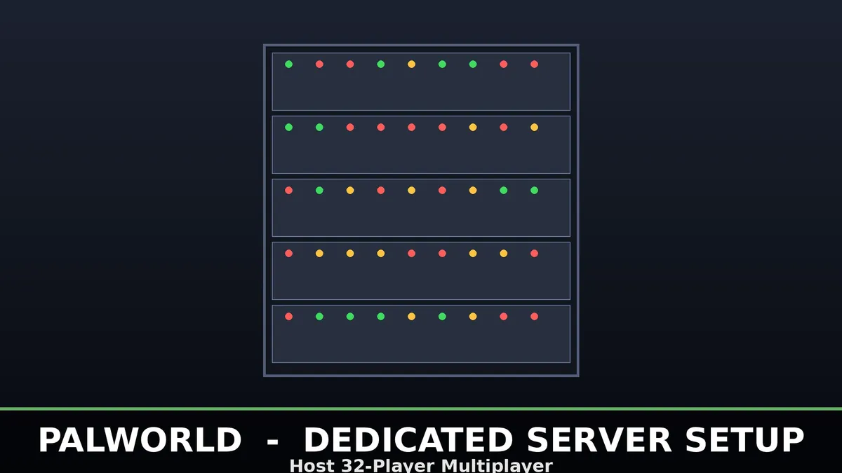 How to Set Up a Palworld Dedicated Server — 32-Player Multiplayer Guide — cover image
